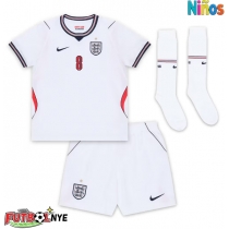 Camiseta Inglaterra Elliot Anderson #8 Primera Equipación para niños Mundial 2026 manga corta (+ pantalones cortos)
